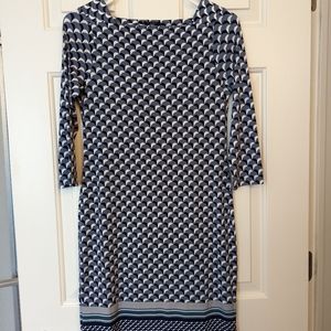 Ann Taylor patterned dress